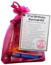21st Birthday Survival Kit-An excellent alternative to a card
