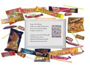 21st Birthday Sweet box-Filled with retro and modern sweets