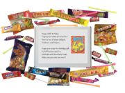 40th Birthday Sweet box with poem on lid - An excellent alternative to a card