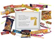 7th Birthday Sweet box-Filled with retro and modern sweets