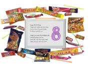 8th Birthday Sweet box-Filled with retro and modern sweets