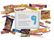 9th Birthday Sweet box-Filled with retro and modern sweets
