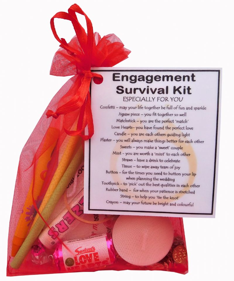 Engagement Survival Kit An Excellent And Unusual Alternative To A Card 3108