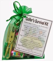 Golfer's Survival Kit Gift  - Small Novelty gift