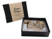 Handcrafted "All you need is Love" Cuff links - Excellent Valentine's Day, Christmas, anniversary or birthday gift
