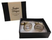 Handcrafted Be my Valentine Cuff links - Excellent Valentine's Day gift