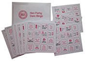 Hen Party Dare Bingo Game including 24 Bingo Cards - Get your night going with Hen Party Games, Hen Night Games, Hen Party Bingo, Hen Night Bingo