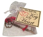 'Key to my Heart' Novelty Gift - Great token Valentines gift for Boyfriend, Girlfriend, Wife, Husband, Fiance or Fiancee