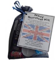 MILITARY / NAVY / ARMY / RAF Novelty Survival Kit Gift - NAVY
