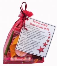 New Job Survival Kit Gift - The perfect way to say Congratulations