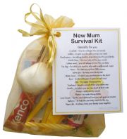 New Mum Survival Kit Gift (Yellow)-A sweet gift for mum-to-be / baby shower