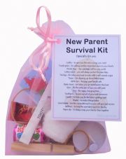 New Parents Survival Kit (Pink)-A sweet gift for parents-to-be / baby shower