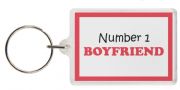 Funny Keyring - Number 1 BOYFRIEND