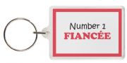 Funny Keyring - Number 1 FIANCÉE