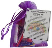 Nursery Teacher Survival Kit Gift  - Great present for Christmas, end of year or just because...
