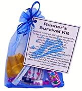 Runner's Survival Kit  - Small Novelty item - organza bag filled with items with sentimental meaning