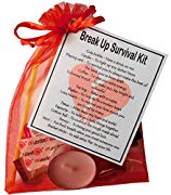 SMILE GIFTS UK Break-Up Survival Kit Gift - Small Novelty gift for a break up, cheer up gift, divorce gift