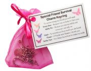 Special Friend Survival Charm Keyring - Handmade Special Friend Gift for Friend (Friend Birthday Gift, Friend Christmas Gift)