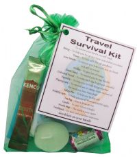 keepsake gift Traveler Novelty Survival Kit Goodluck on your travels