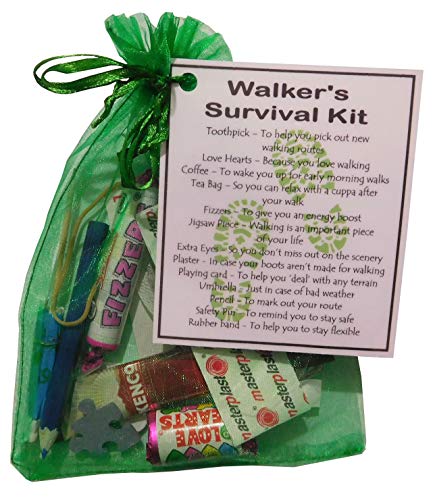 Walker's Survival Kit Gift - Small Novelty Gift For A Walker / Rambler