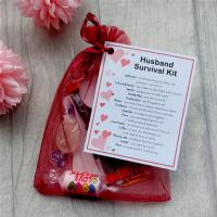 Husband Survival Kit Gift - Great novelty present for Birthday, Christmas, Anniversary or just because ...