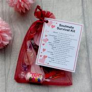 Soulmate Survival Kit Gift - Great novelty present for Birthday, Christmas, Anniversary or just because ...