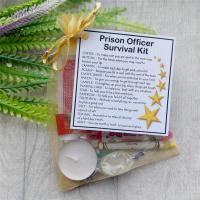 SMILE GIFTS UK Prison Officer Survival Kit job, work gift, Secret santa gift for Prison Officer, gift for Prison Officer gift - 