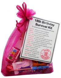 18th Birthday Survival Kit - An excellent and unusual alternative to a card