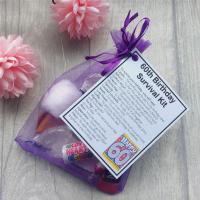 60th Birthday Survival Kit-An excellent alternative to a card