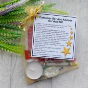 Customer Service Advisor Survival Kit Gift  - New job, work gift, Secret santa gift for colleague, gift for Customer Service Advisor gift