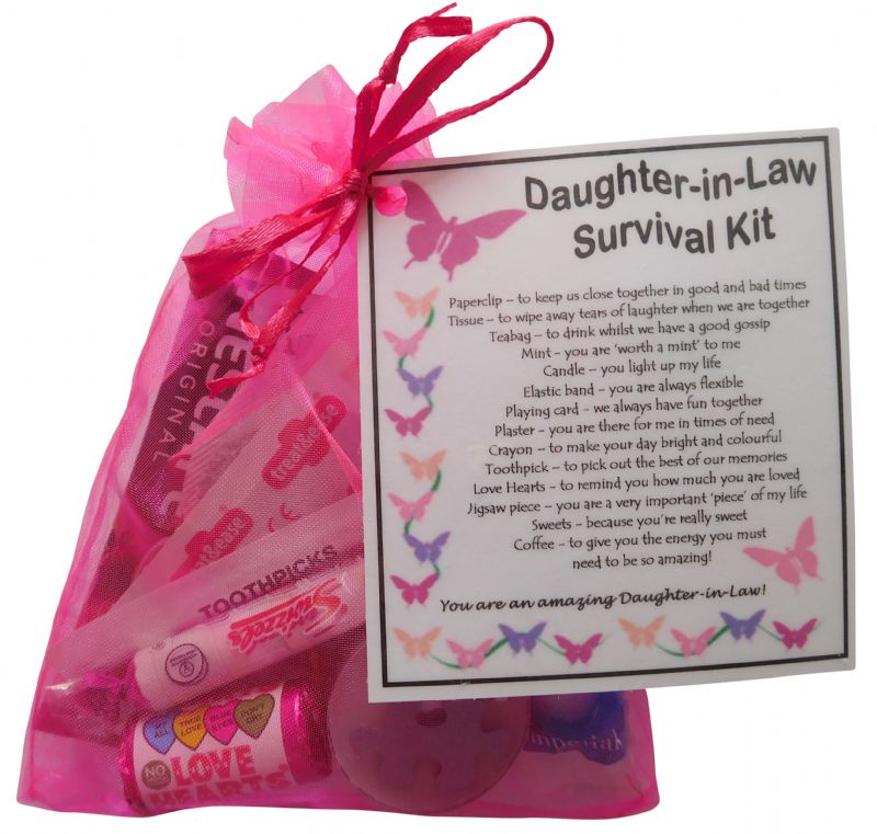 Daughter-in-Law Survival Kit Gift - Great present for Wedding, Birthday ...