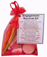 Engagement Survival Kit-An excellent alternative to a card