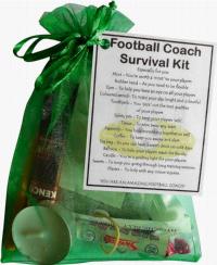 SMILE GIFTS UK Football Coach Survival Kit Gift  - Great present for Christmas, end of year or just because.