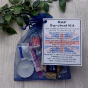 MILITARY / NAVY / ARMY / RAF Novelty Survival Kit Gift - RAF