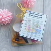 Retirement Survival Kit Gift-A great alternative to a card