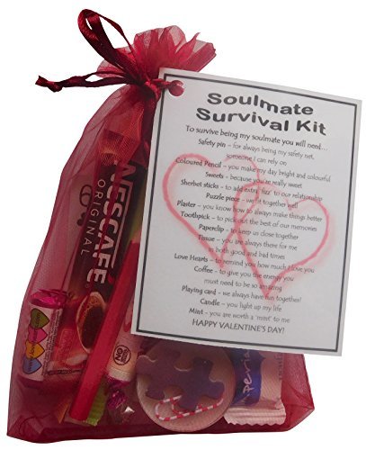 Soulmate Valentine's Survival Kit Gift - Great novelty present for ...